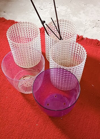  Beden 4 adet orkide saksı
