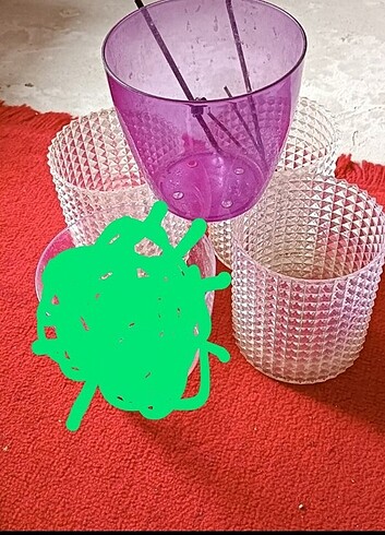 4 adet orkide saksı