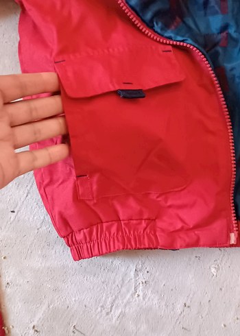 5 6 yaş çift taraflı mont - Görsel 8