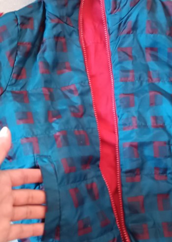 5 6 yaş çift taraflı mont - Görsel 11