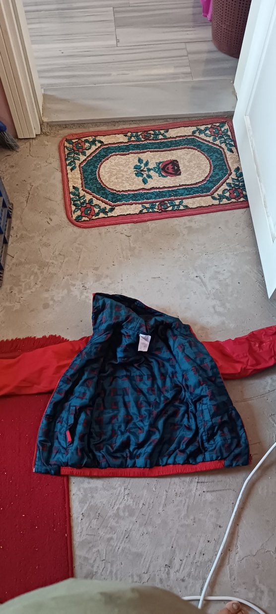 5 6 yaş çift taraflı mont - Görsel 5