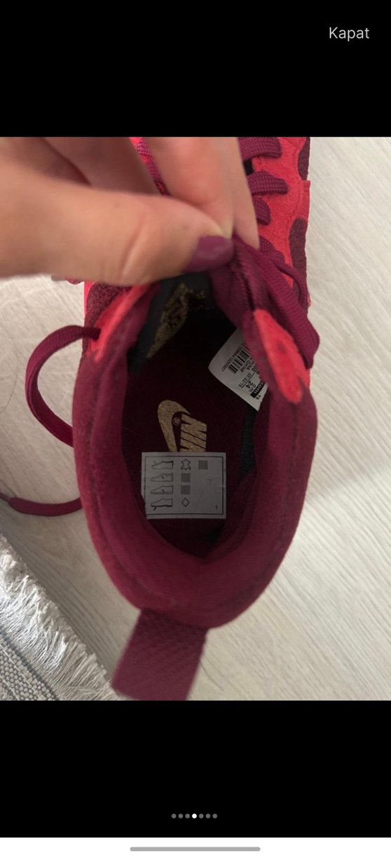 Kırmızı Kadın Spor Ayakkabı - Görsel 3