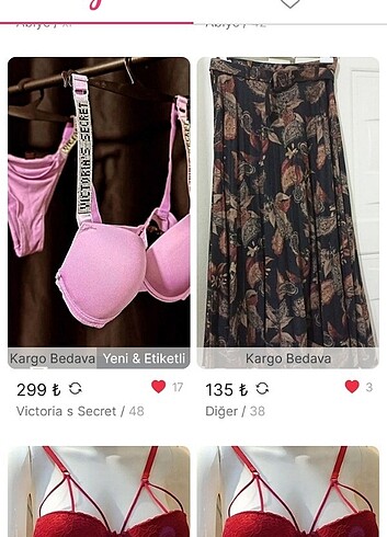 Victor a secret taşlı sutyen takım 