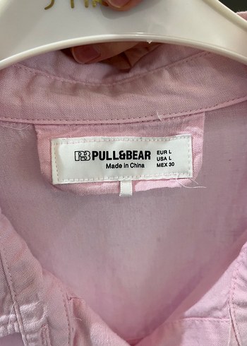 Pull and Bear Pull Bear Acik Pembe Gomlek