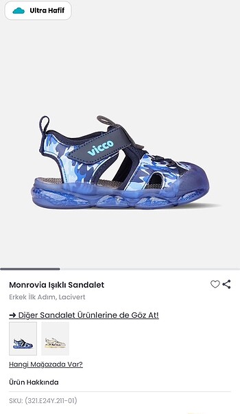 Vicco Vicco ilk adım sandalet