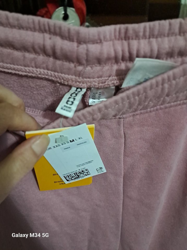 Pembe Kadın Midi Boy Rahat Kesim Eşofman - Görsel 3