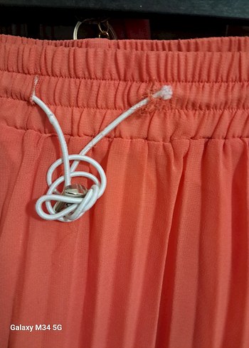 Pembe Pilili Uzun Salaş Etek - Görsel 2