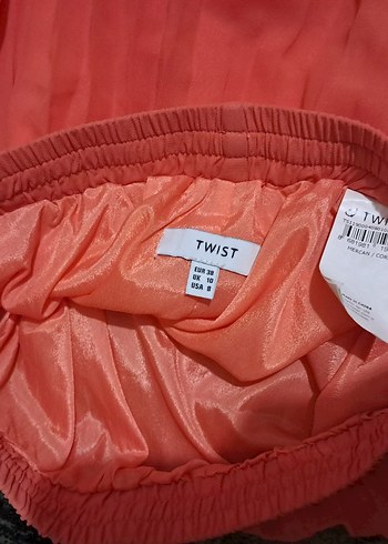 Pembe Pilili Uzun Salaş Etek - Görsel 4