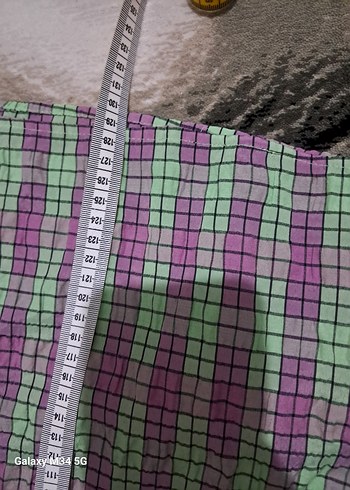 Mor Bağcıklı V Yaka Uzun Kadın Elbise - Görsel 4