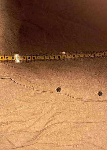 Bej Uzun Kollu Keten Gömlek - Görsel 5