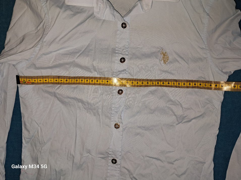 Kadın Beyaz Keten Uzun Kollu Gömlek - Görsel 4