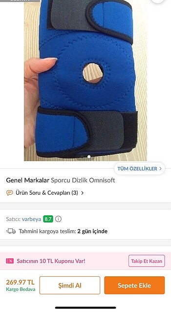 Sporcu Dizliği/Dizlik