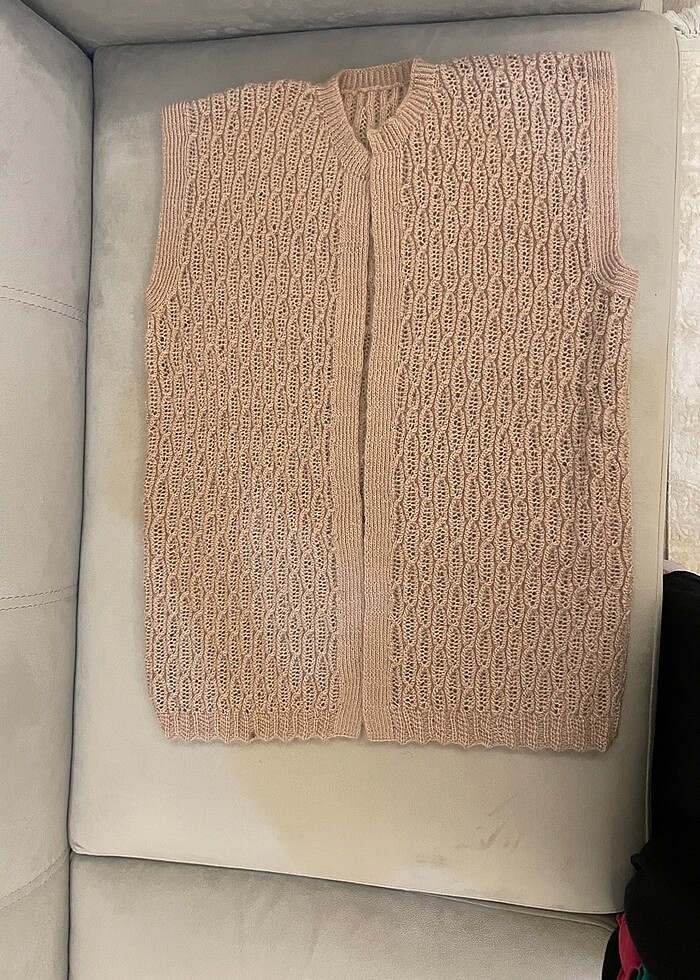 El örgüsü kayınvalide yeleği - Görsel 4