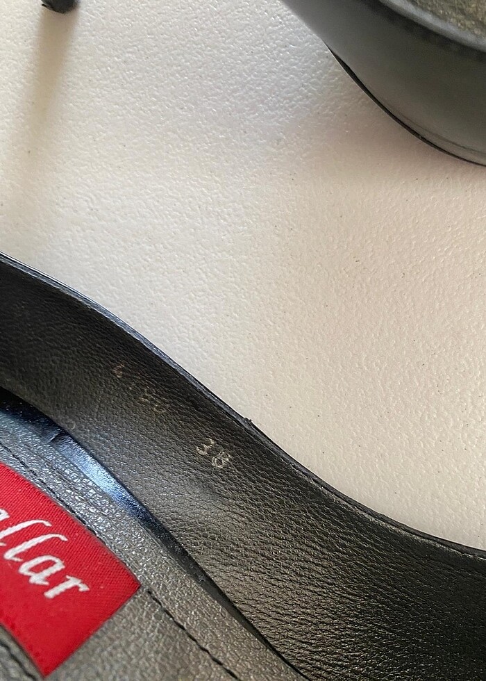 Siyah hakiki deri ayakkabı - Görsel 5