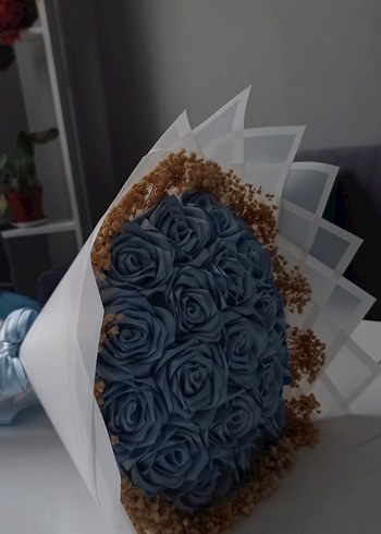 solmayan gül buketi