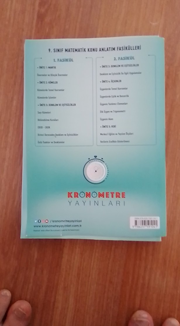 9. Sınıf Matematik Tripleks Serisi Fasikül - Görsel 2