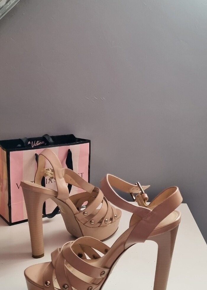 PERSPECTİVE KREM TOPUKLU ABİYE AYAKKABI - Görsel 5