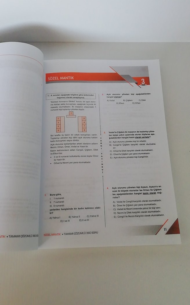 Sözel Mantık ve Muhakeme Soru Kitabı - Görsel 2