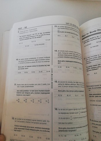 Rekor Matematik Soru Bankası - Bozyokuş - Görsel 2