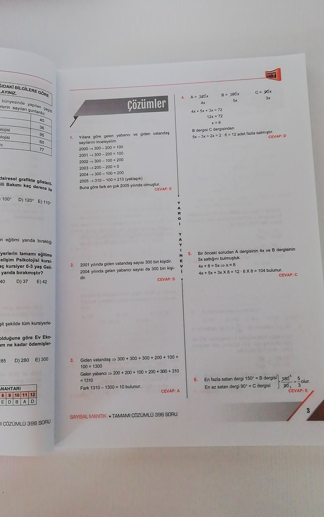Sayısal Mantık ve Muhakeme Soru Kitabı - Görsel 3