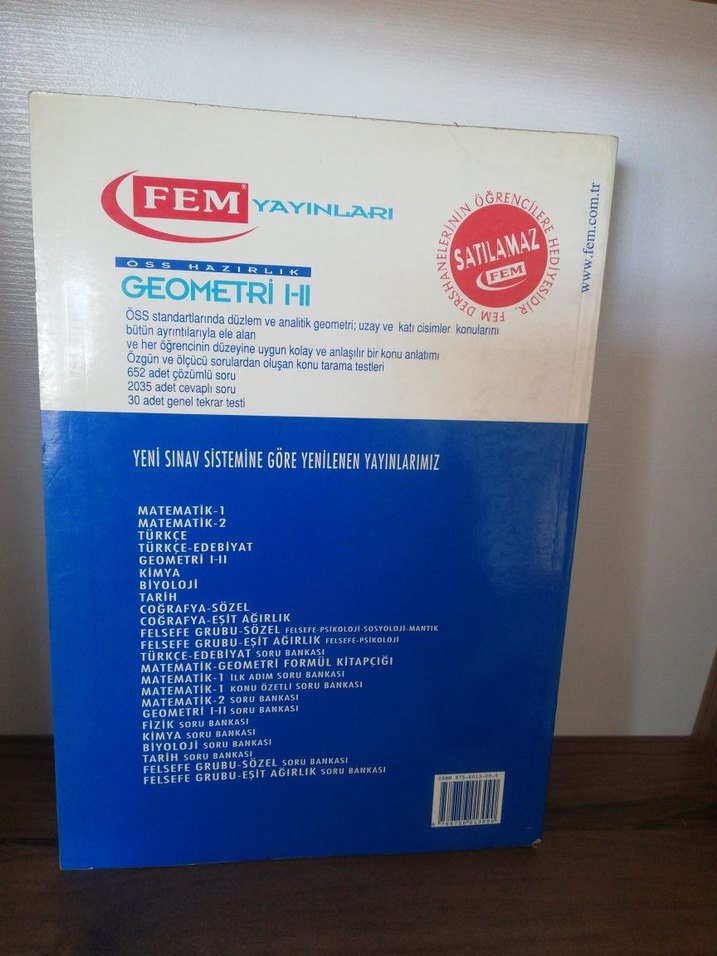 FEM Geometri I-II Sınav Hazırlık Kitabı - Görsel 2