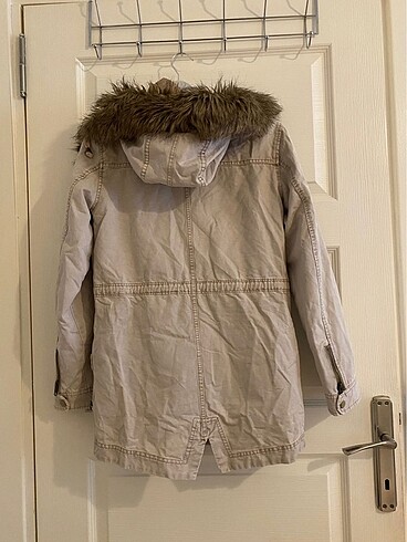 Mavi jeans parka - Görsel 4