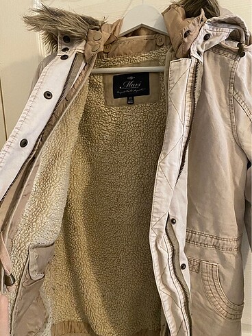 Mavi jeans parka - Görsel 6