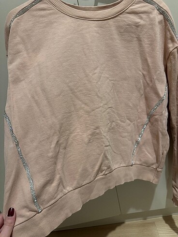s Beden Zara taşlı model sweatshirt