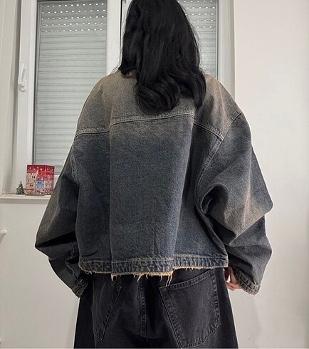 m Beden Unisex Bol Kot Ceket