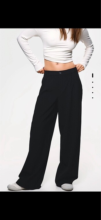 Low Waist Baggy Pantolon