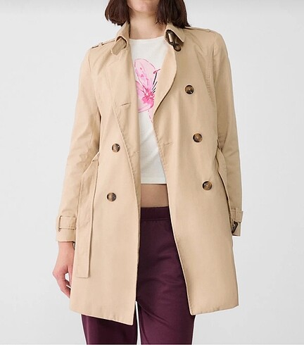 Stradivarius Kısa Trençkot