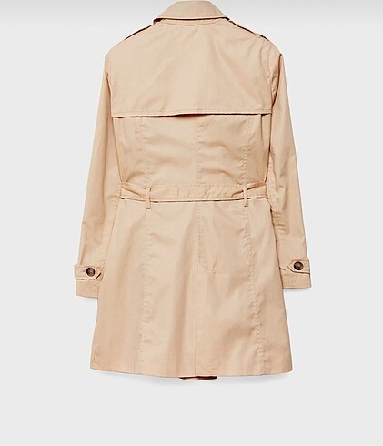 xl Beden camel Renk Stradivarius Kısa Trençkot