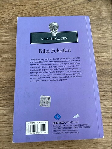  Bilgi Felsefesi Kadir Çüçen