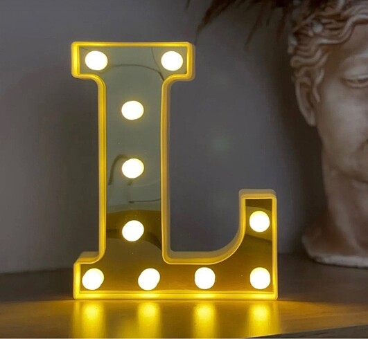  Beden 3D boyutlu büyük boy led ışıklı harf