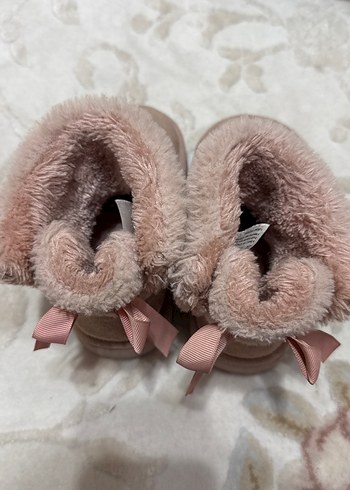 Kız Çocuk Bej Kürklü Sıcak bot - Görsel 2