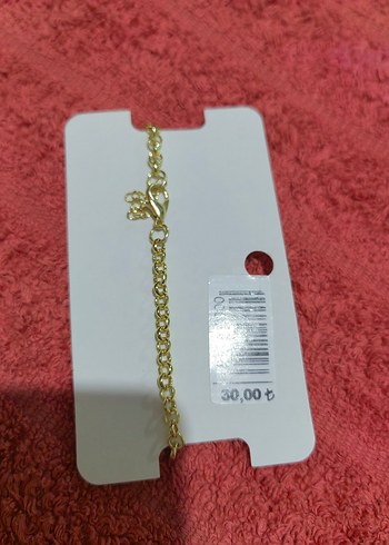 Accessorize Zincir Detaylı Altın Renk Kadın Bileklik