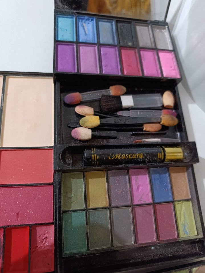 Çok Renkli Göz Farı ve Ruj Paleti - Görsel 3