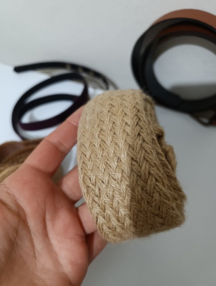 Kahverengi Deri Kadın Kemer 4 tane kemer 100 tl - Görsel 3