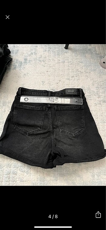 38 Beden gri Renk Stradivarius şort