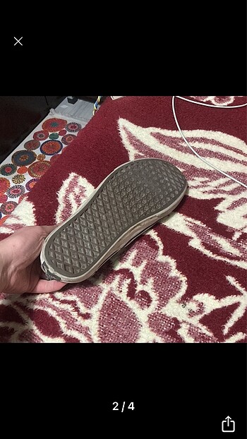 38 Beden Vans slip on ayakkabı