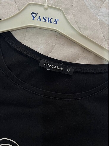 xs Beden Siyah T-shirt