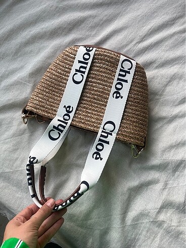 Chloé Hasır chole çanta hiç kullanılmadı