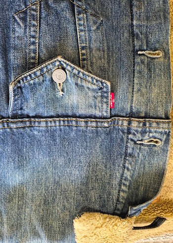 Erkek Levis Vintage Sherpa Denim Jacket - Görsel 8