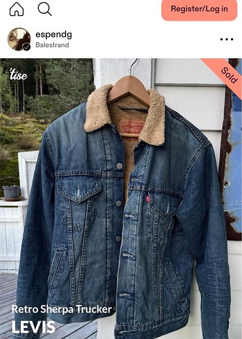 Erkek Levis Vintage Sherpa Denim Jacket - Görsel 2