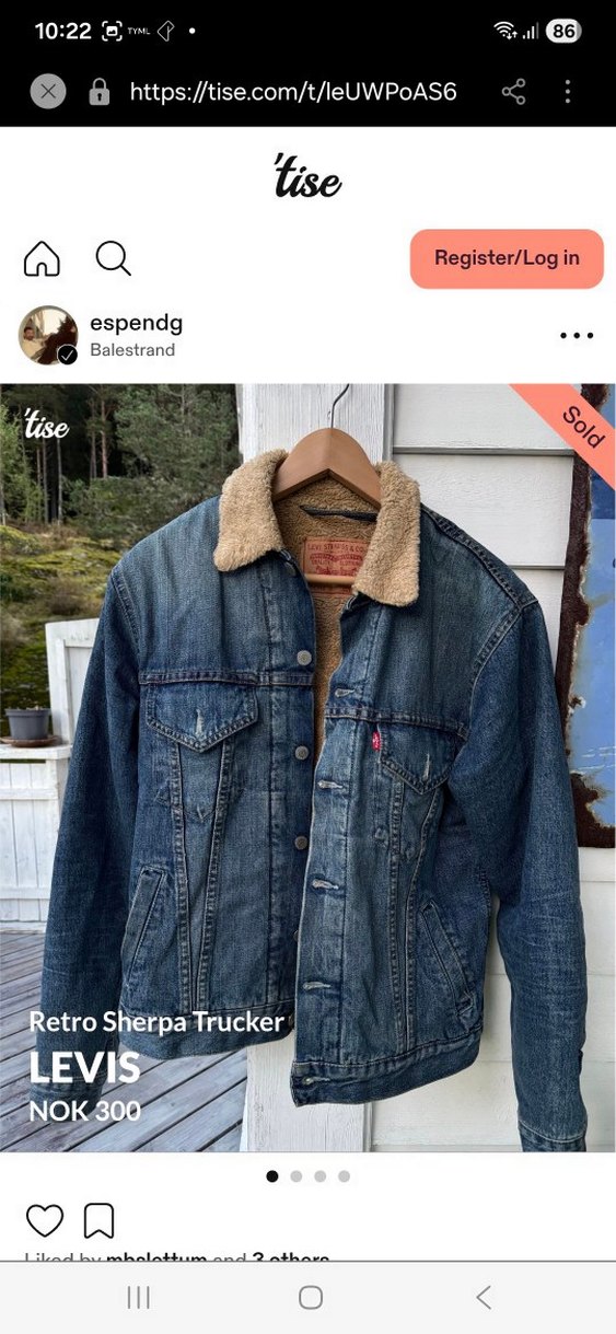 Erkek Levis Vintage Sherpa Denim Jacket - Görsel 2