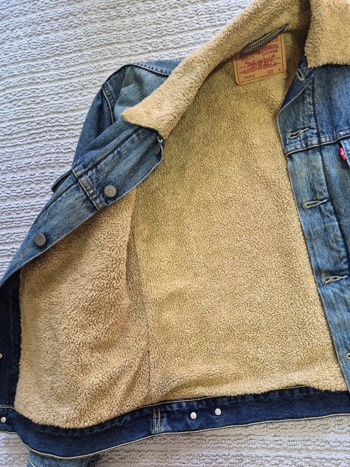 Erkek Levis Vintage Sherpa Denim Jacket - Görsel 4