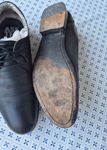 Erkek Siyah Klasik Ofis Ayakkabısı - Görsel 3