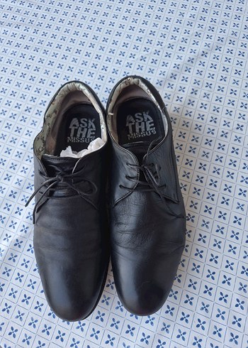 Erkek Siyah Klasik Ofis Ayakkabısı - Görsel 2