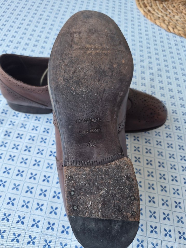 Kahverengi Deri Erkek Klasik Ayakkabı - Görsel 4