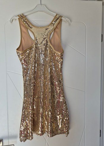 Zara modeli Payetli Mini Elbise - Görsel 3